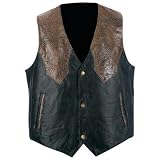 Best Price Giovanni Navarre Brn/Blk Western Style Vest - L