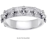 5mm Platinum Celtic Handmade Hand Woven Designer Mens or Womens Wedding Band Comfort Fit ( Includes Certificate of Authenticity / Appraisal ) - Finger Size -