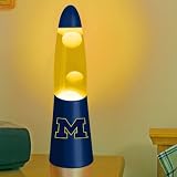 MICHIGAN WOLVERINES Team Logo 13 MOTION / LAVA LAMP in Team Colors