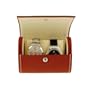 Housse de voyage pour 2 montres, Couleur: Marron