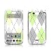Mint Argyle Design Protective Skin Decal Sticker for Blackberry Torch 9850 9860 Cell Phone