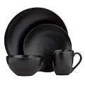 Granite 16-pc. Dinnerware Set - Black