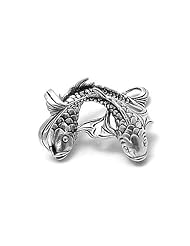 Bling Jewelry Sterling Silver Pisces February 19 to March 20 Pendant