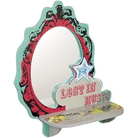 High School Musical Mirror With Shelf Unit