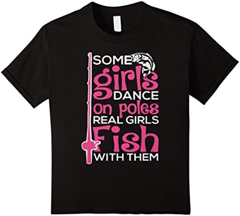 Kids Real Girls T-Shirt 8 Black