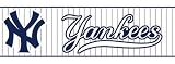 New York Yankees Pinstripe Wallpaper Border ZB3308bd