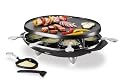 Swissmar KF-77055 Matterhorn Oval-Shaped 8-Person Raclette, Black