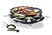 Swissmar KF-77055 Matterhorn Oval-Shaped 8-Person Raclette, Black