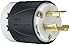 Pass & Seymour L630PCCV3 Industrial Specification Grade Turn Lock Plug, 30-Amp 250-volt Two Pole 3 Wire