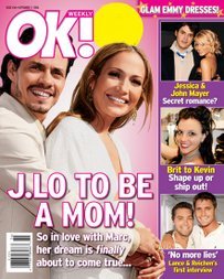 OK Weekly Magazine Jennifer Lopez & Marc Anthony September 11, 2006 Issue (Lisa Edelstein, Lance Bass, Carrie Underwood)