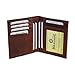 Bi-fold Mens Leather Wallet Credit Card Case #739CF