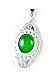 Oval Jade Pendant title=