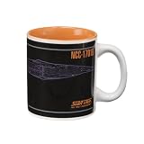 Vandor 80068 Star Trek Next Generation Ceramic Mug, 12-Ounce, Multicolored