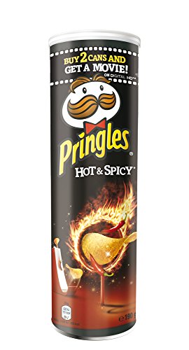 Pringles Hot and Spicy, 4er Pack (4 x 190 g)