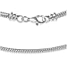 Sterling Silver 3 Mm Snake Chain European Necklace for Pandora, Biagi, Chamilia and Troll Charm Beads 17 Inch All One Piece or Screw Ends, with Either Lobster or Classy Barrel Bead Clasp Be Sent.