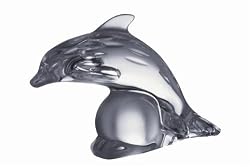 24% CRYSTAL DOLPHIN FIGURINE - dolphin