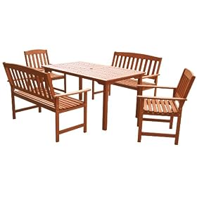 Li-Lo Leisure Malay Dining Set (5 Pieces)