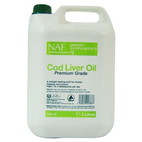 Natural Animal Feeds Cod Liver Oil N.A.F. 5L