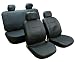 ON SALE.....Univerisal Car Seat Cover Full Set Leather Pu-001 Solid Black