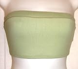 Cotton/Lycra Strapless Bandeau Crop Tube Top 13 Colors. Available sizes S-XL
