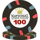 IMAGE OF National Poker Series PaulsonR Chip 0 BLK