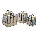 Storage Totes Set of 3 - Wheat