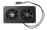 Cabcool 802 Lite Dual 80mm Fan Cooling Kit For Cabinet Home Theaters Cabcool 802 Lite Dual 80mm Fan Cooling Kit For Cabinet Home Theaters