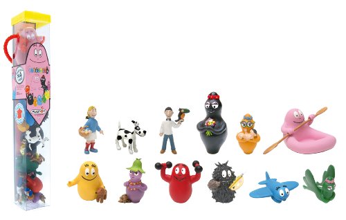 Plastoy - 70360 - Mini Figurines-Tubo Barbapapa 12 Figurines