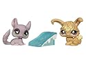 Littlest Pet Shop Pet Pairs Chinchilla and Angora Bunny