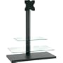 2-SHELF Flat Panel Floor Stand with Mount Head for 23" To 37" Flat Panels