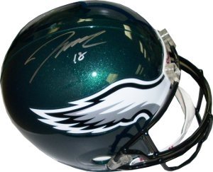 Jeremy Maclin Autographed/Hand Signed Philadelphia Eagles Replica Mini Helmet