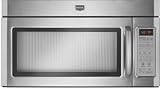 Maytag MMV6186W 1.8 cu. ft. Combination Range Hood Microwave with 1100 Watts, Five Speed 300 CFM Venting System, 10 Power Levels, Sensor and SpeedCook Technology, Stainless Steel Interior and Halogen Cooktop Lighting 41gd54ws5nL. SL160 Maytag MMV6186W 1.8 cu. ft. Combination Range Hood Microwave with 1100 Watts, Five Speed 300 CFM Venting System, 10 Power Levels, Sensor and SpeedCook Technology, Stainless Steel Interior and Halogen Cooktop Lighting