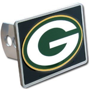 Green Bay Packers Large Zinc Trailer Hitch Cover - NFL Football Fan Shop Sports Team Merchandise