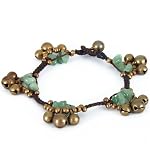 brass and jade bracelet