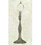 28 Inch Capri Base/3 Lt Pull Chn Clstr Table Lamps