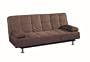 Homelegance Adjustable Sofa, Brown Microfiber