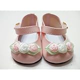 Rose Toe Pink Mary Jane Style Shoes.Fits 18" Dolls like American Girl®