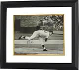 Nolan Ryan signed New York Mets Rookie B&W 16x20 Photo Custom Framed LTD