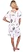 INGEAR Beach Summer Shift Dress Short Cotton Tee Dress Cover Up
