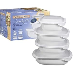 CorningWare Simply Lite Glass Bakeware - 10pc by CorningWare