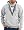 TUXEDO with WHITE FLOWER Tux Adult Pullover Hooded Sweatshirt Hoodie - Ash, Small