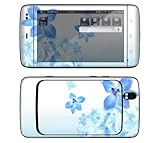 Blue Neon Flower Decorative Skin Decal Sticker for Dell Streak 5 Android Ta ....