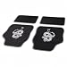 Cartrend 1400-03 Textil Fussmatten Set "Mystery", silber, 4-teilig