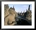 Arupadhatu Buddha, 8th Century Buddhist Site of Borobudur, Unesco World Heritage Site, Indonesia Religion & Philosophy Framed Art Poster Print by Bruno Barbier, 31x25