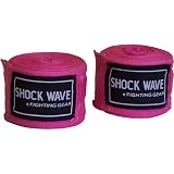 Shock Wave Cotton Pink Hand Wraps