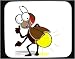 Decorated Mouse Pad with bug, lightning, bugs, cartoon