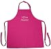 I Love my Mummy Pink Apron - Pink