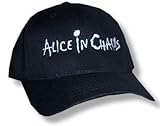ALICE IN CHAINS - Classic Logo - Black Baseball Cap / Hat - One
Size Fits Most