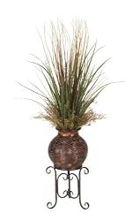 Artificial River Grass in Round Pot on Stand