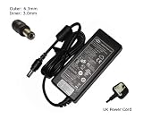 Laptop Charger for� Toshiba Satellite Pro S500 S500-12V S500-138 S500-139 S500-156� Compatible Replacement Notebook Adapter Adaptor Power Supply - Laptop Power (TM) Branded (UK Powercord and 12 Month Warranty)